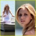 Sarah en tournage