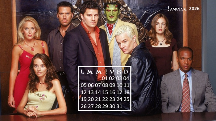 Calendrier janvier 2026